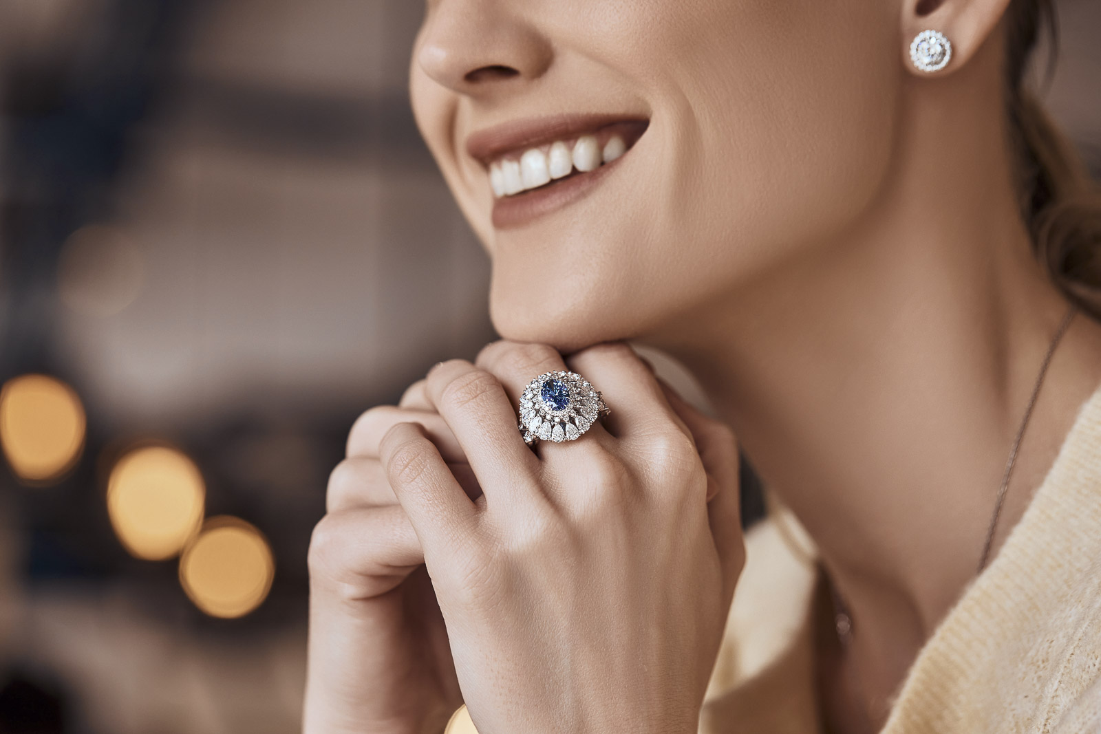 Jewelry advertising campaign — luxury jewelry photography by Utopia Milano Production, Milan