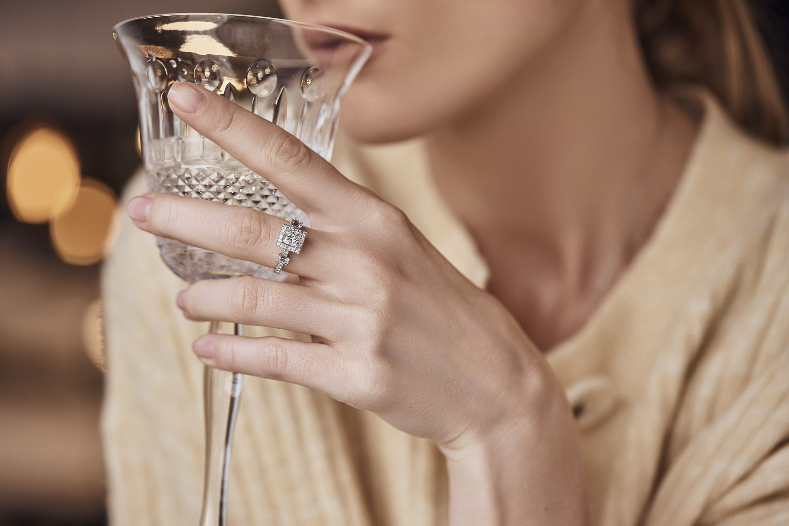 Jewelry advertising campaign — luxury jewelry photography by Utopia Milano Production, Milan