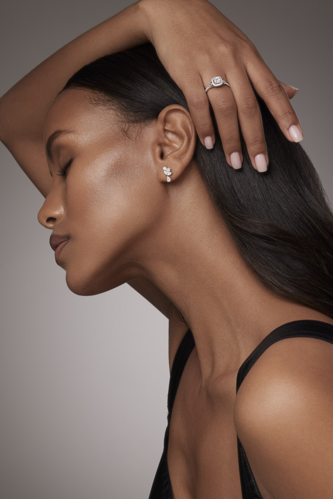 Jewelry advertising campaign — luxury jewelry photography by Utopia Milano Production, Milan