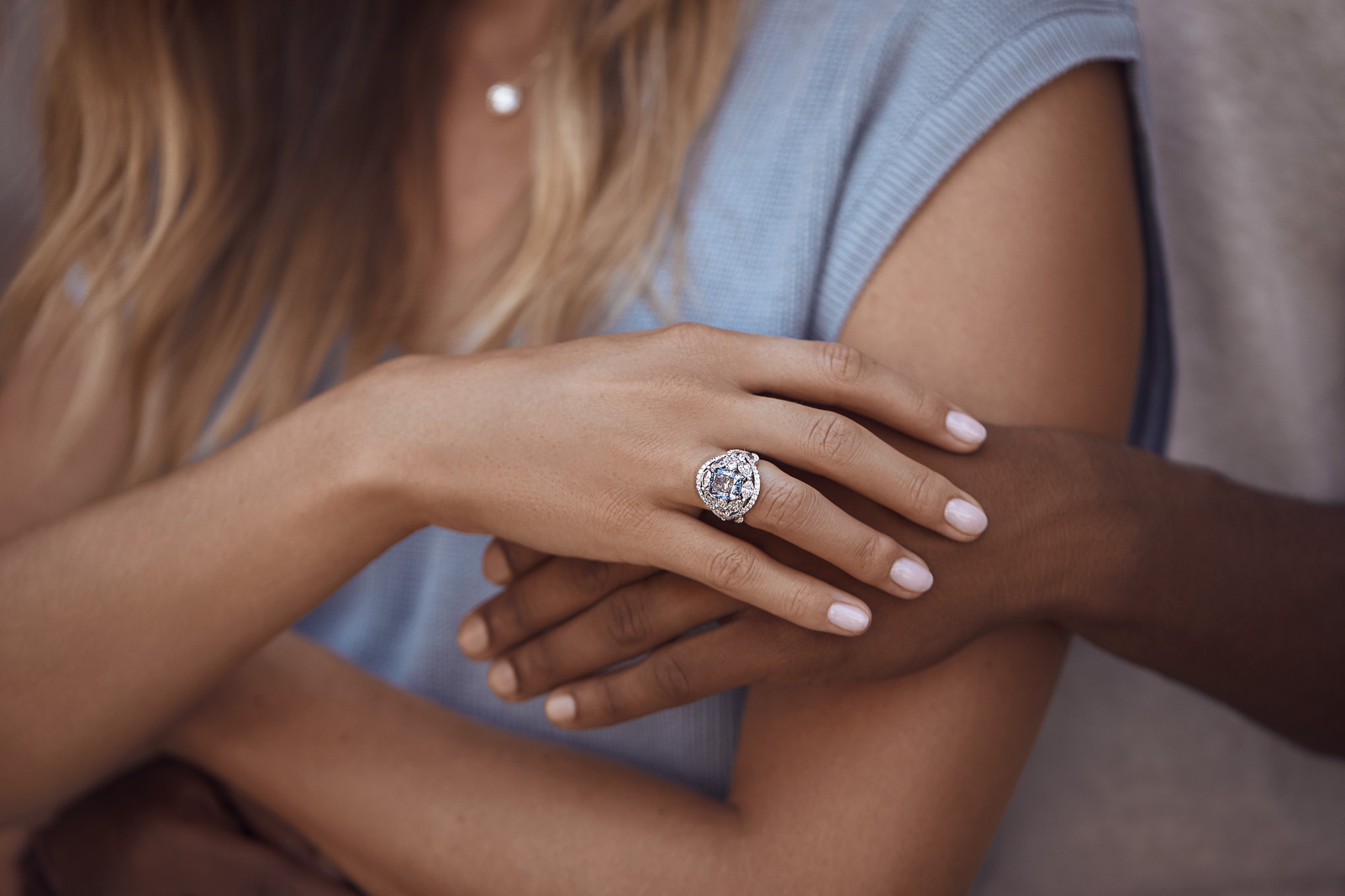 Jewelry advertising campaign — luxury jewelry photography by Utopia Milano Production, Milan