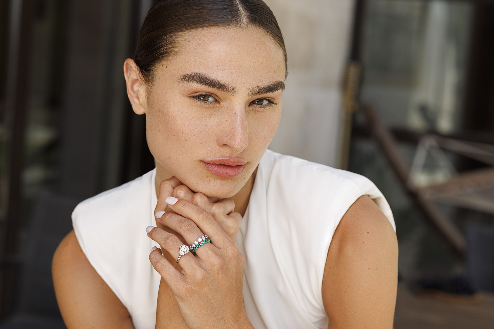 Jewelry advertising campaign — luxury jewelry photography by Utopia Milano Production, Milan
