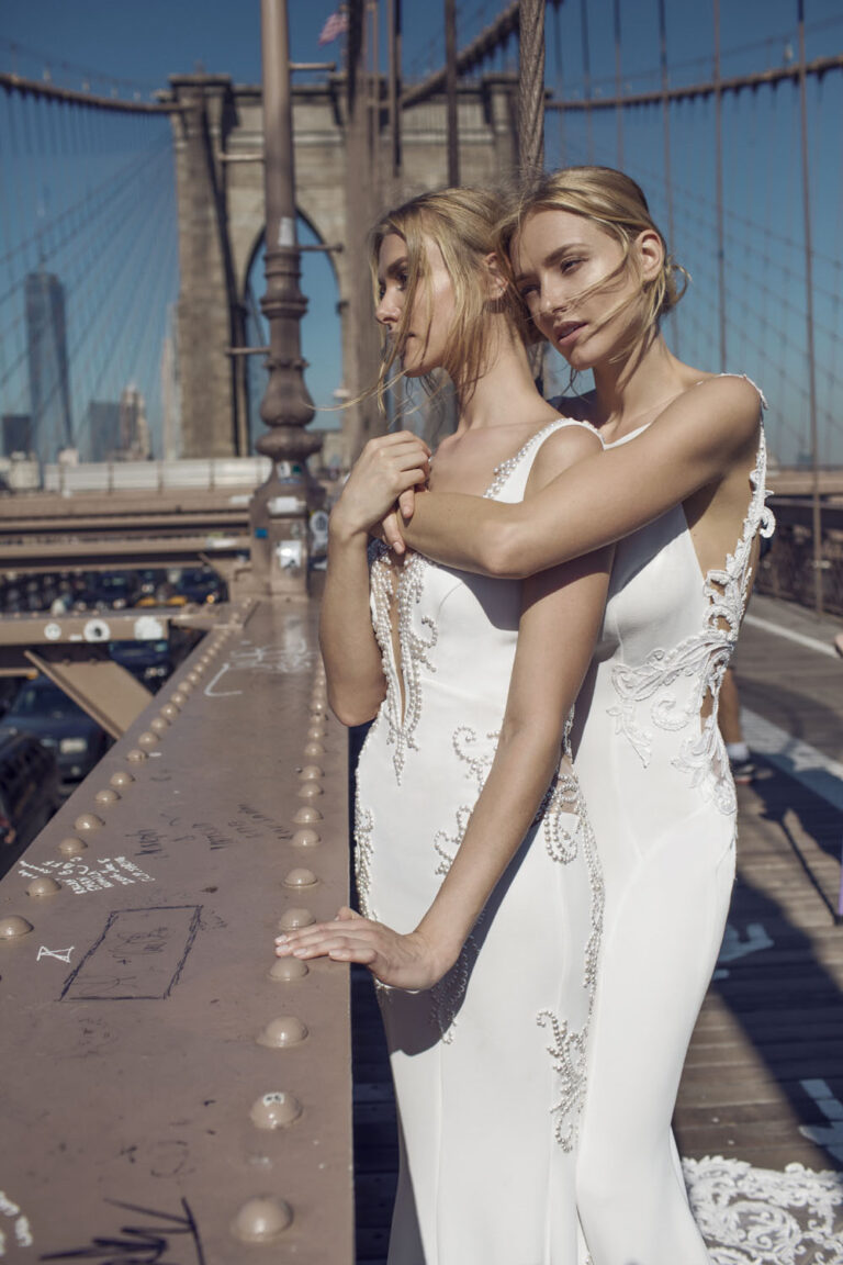 Wedding dress campaign for Pnina Tornai — bridal photography by Utopia Milano Production, Milan