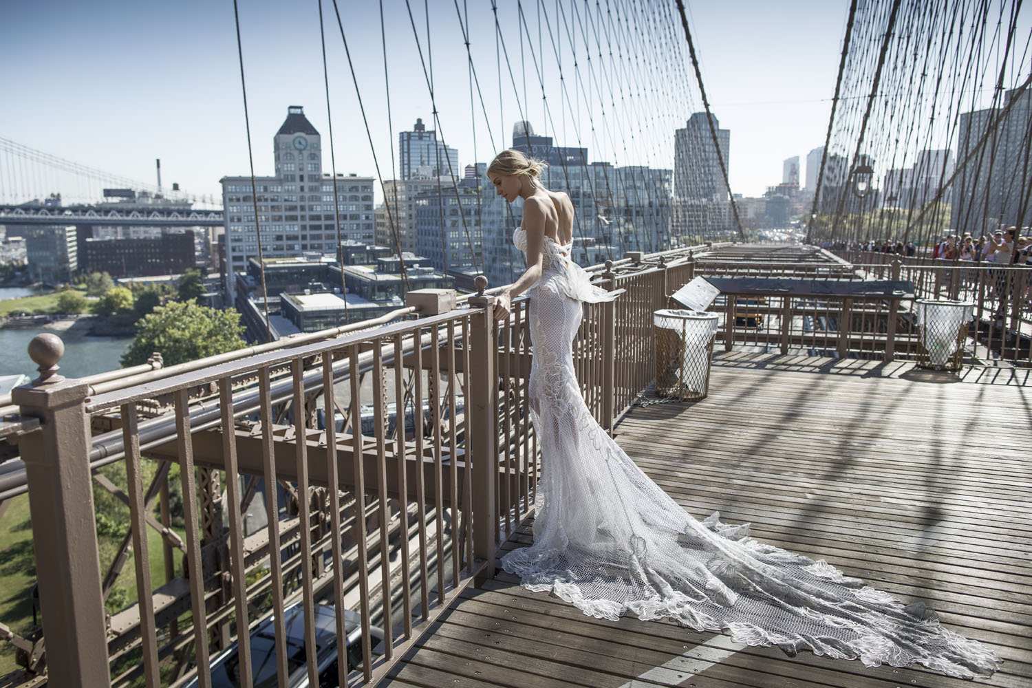 Wedding dress campaign for Pnina Tornai — bridal photography by Utopia Milano Production, Milan