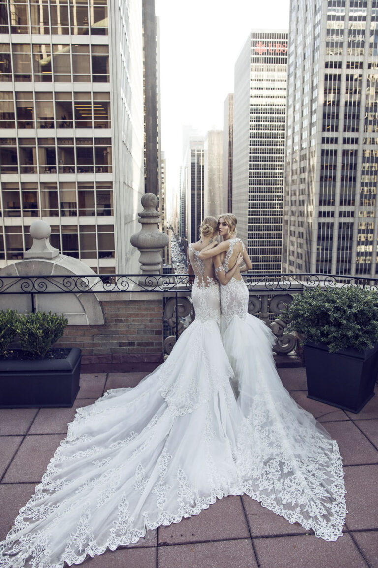 Wedding dress campaign for Pnina Tornai — bridal photography by Utopia Milano Production, Milan