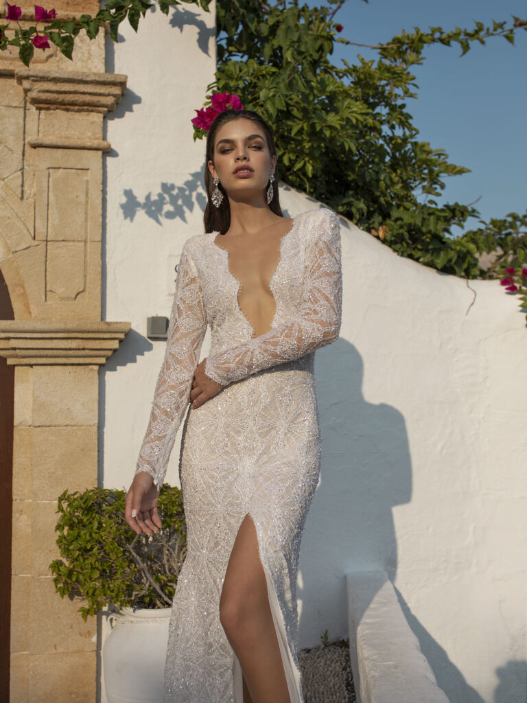 Wedding dress campaign for Lian Rokman — bridal photography by Utopia Milano Production, Milan