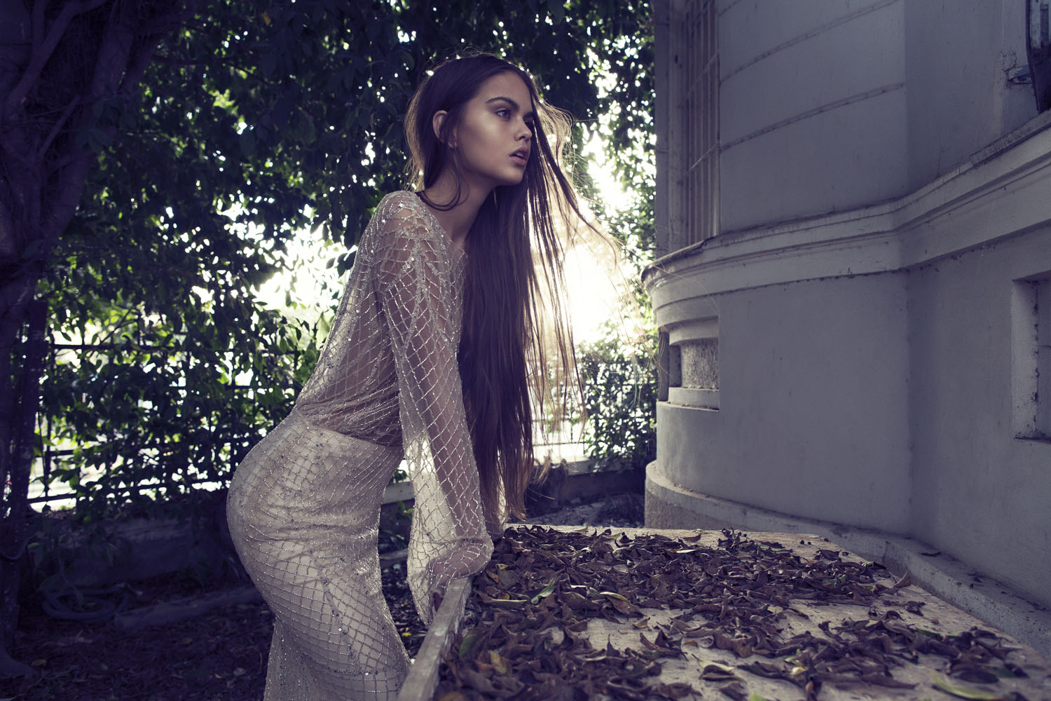 Wedding dress campaign for Zahavit Tshuba — bridal photography by Utopia Milano Production, Milan