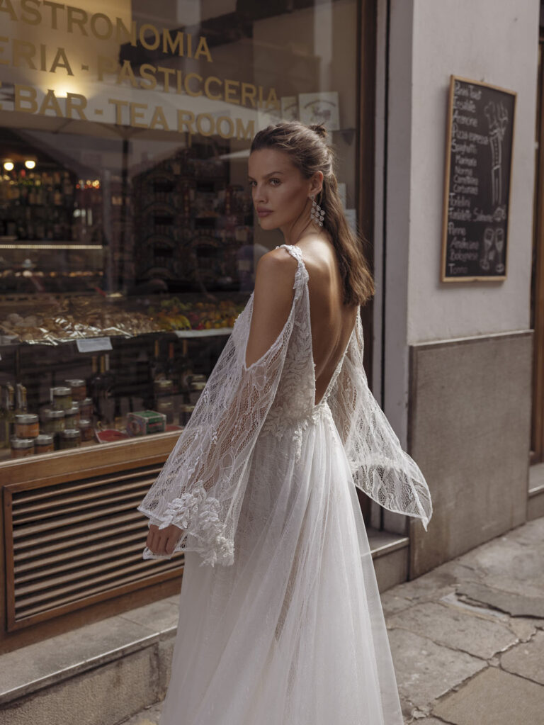 Wedding dress campaign for Passaro Sposa — bridal photography by Utopia Milano Production, Milan