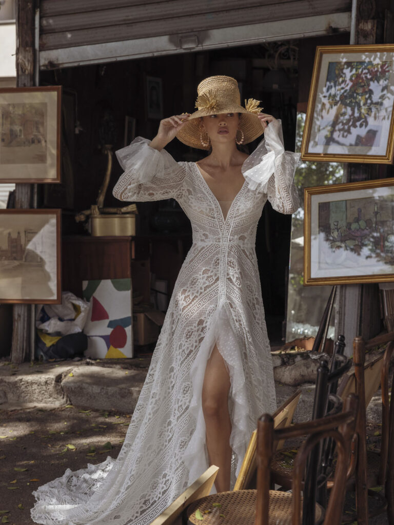 Wedding dress campaign for Passaro Sposa — bridal photography by Utopia Milano Production, Milan