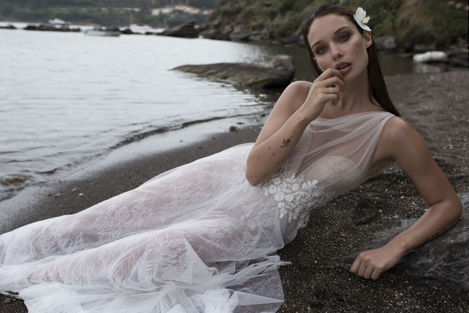 Wedding dress campaign for Maison Signore — bridal photography by Utopia Milano Production, Milan