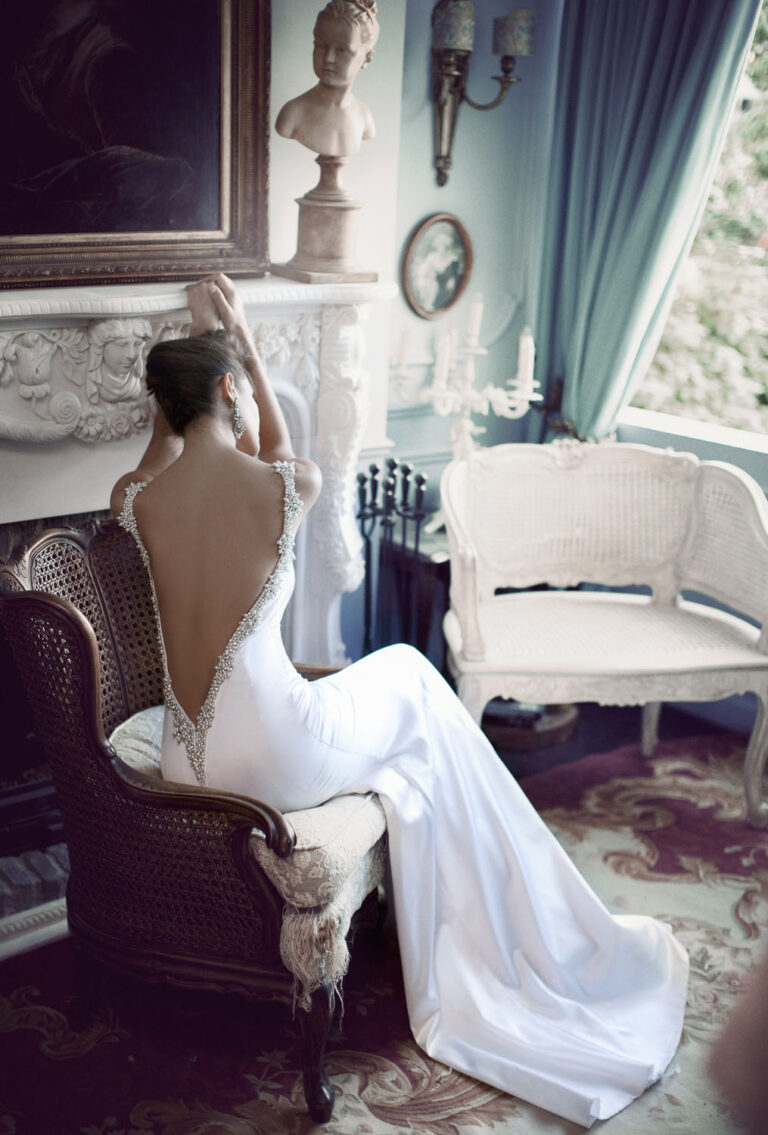 Wedding dress campaign for Berta — bridal photography by Utopia Milano Production, Milan