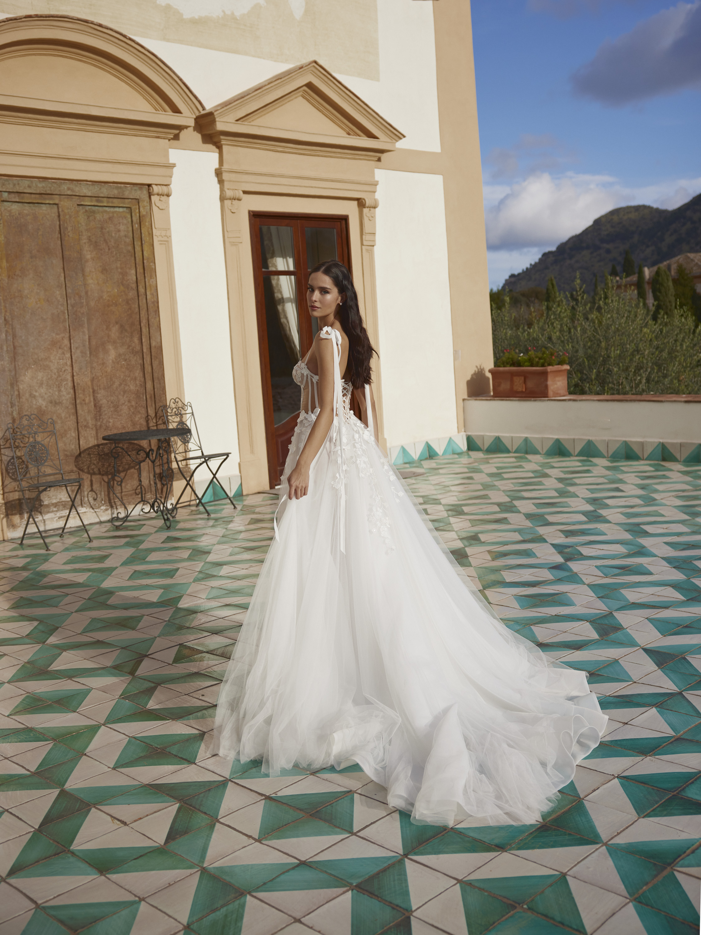 Wedding dress campaign for Rara Avis SS24 — bridal photography by Utopia Milano Production, Milan