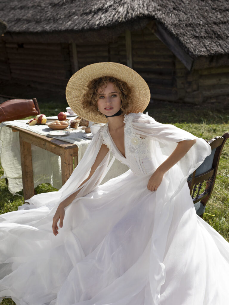 Wedding dress campaign for Rara Avis — bridal photography by Utopia Milano Production, Milan