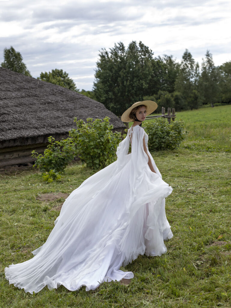 Wedding dress campaign for Rara Avis — bridal photography by Utopia Milano Production, Milan