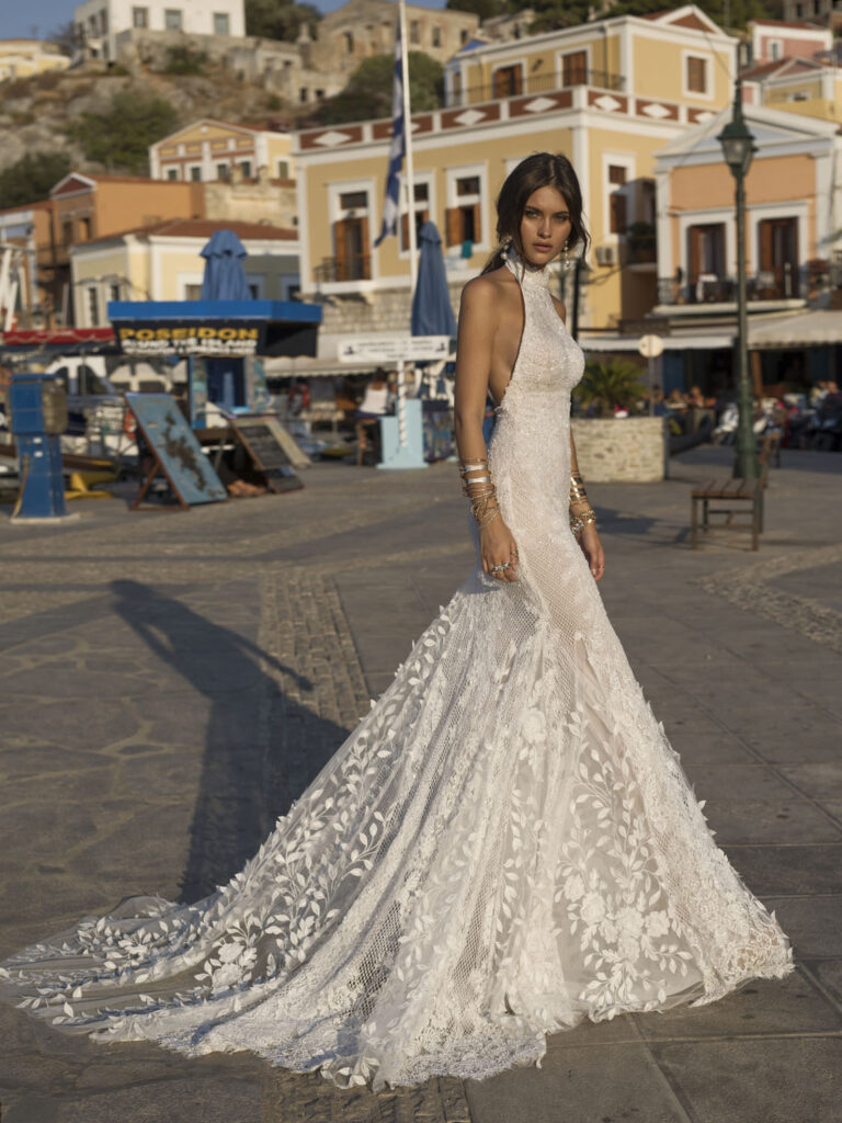 Wedding dress campaign for Lian Rokman — bridal photography by Utopia Milano Production, Milan