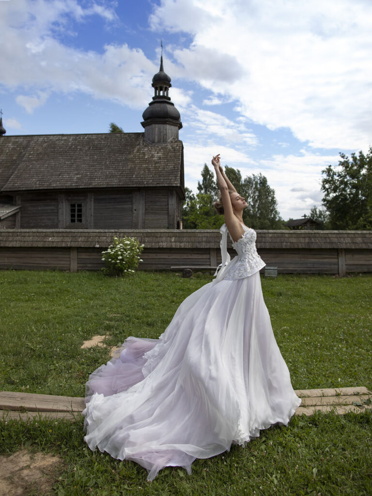 Wedding dress campaign for Rara Avis — bridal photography by Utopia Milano Production, Milan