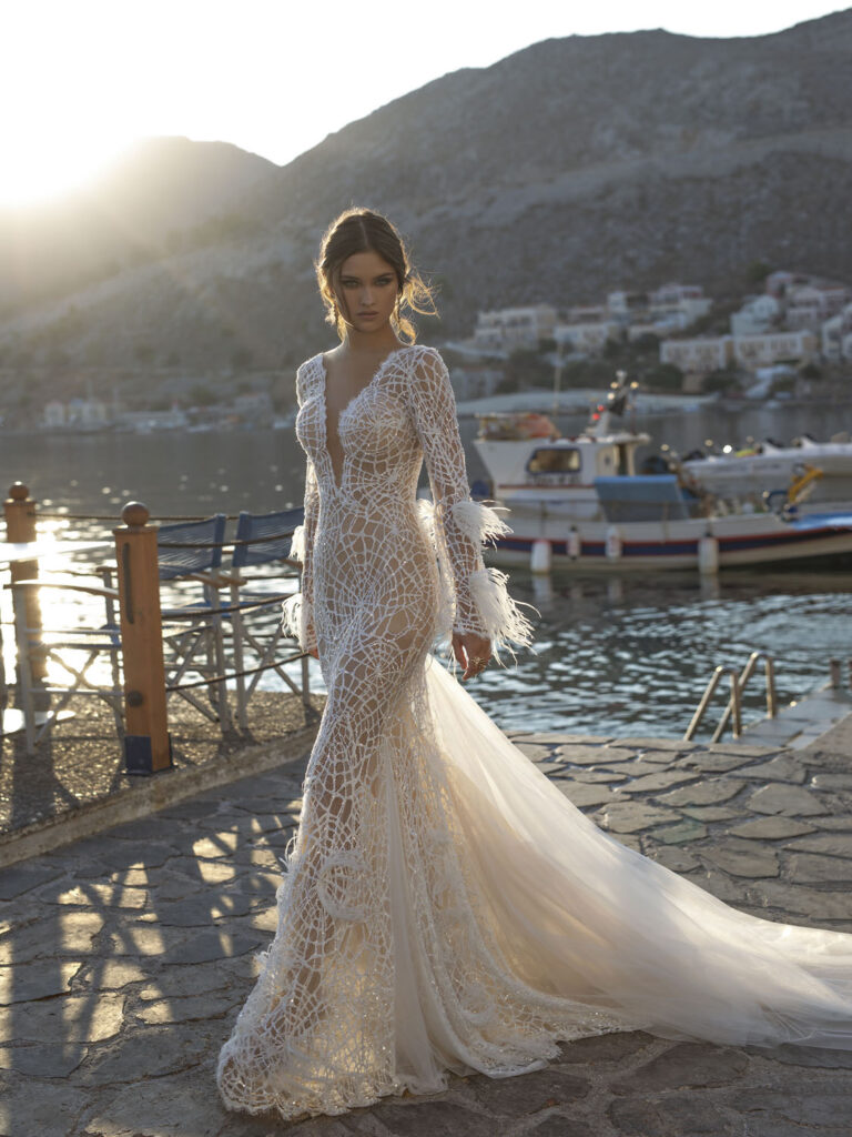 Wedding dress campaign for Lian Rokman — bridal photography by Utopia Milano Production, Milan