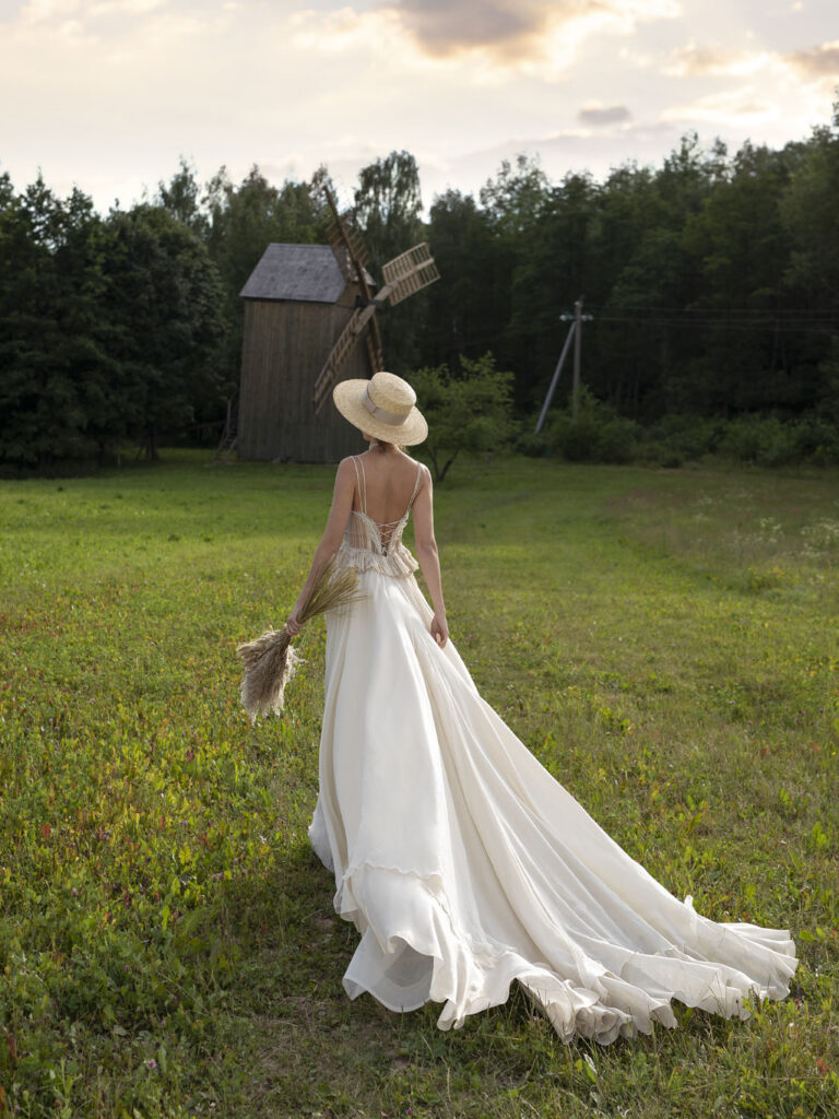 Wedding dress campaign for Rara Avis — bridal photography by Utopia Milano Production, Milan