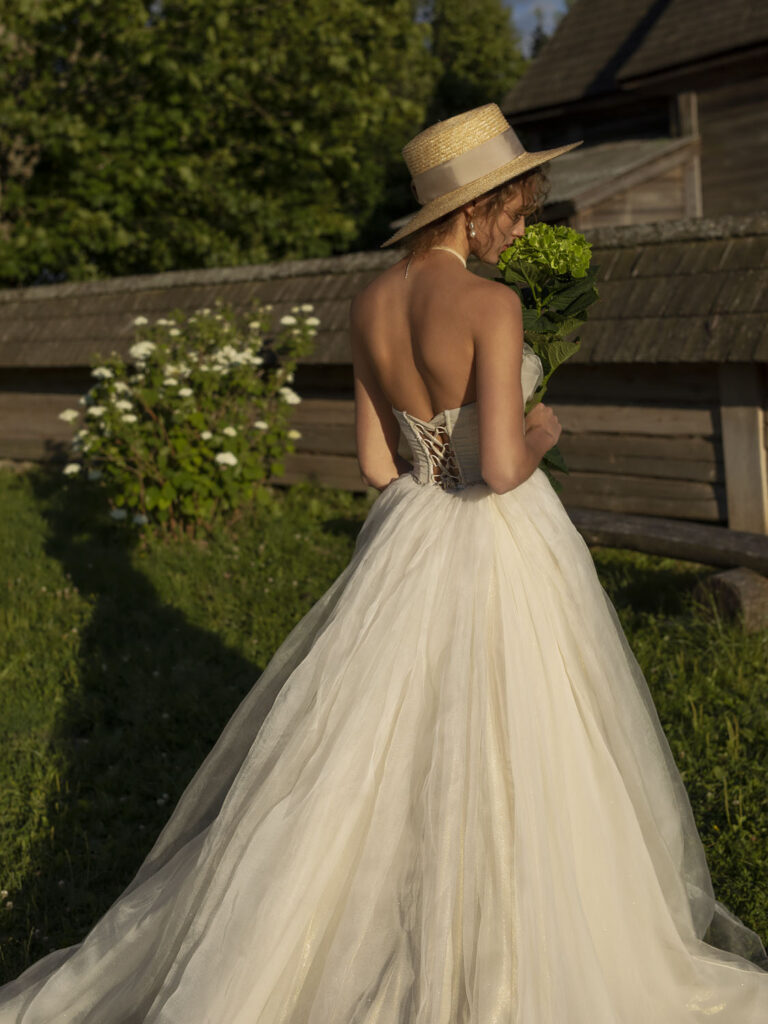 Wedding dress campaign for Rara Avis — bridal photography by Utopia Milano Production, Milan