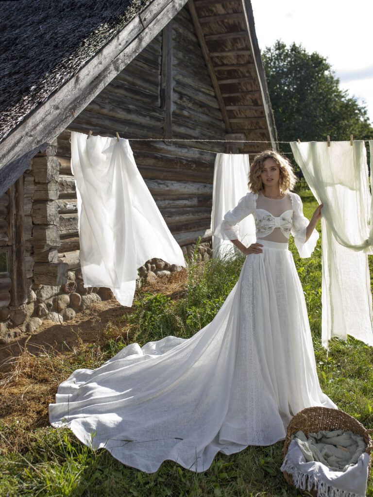 Wedding dress campaign for Rara Avis — bridal photography by Utopia Milano Production, Milan