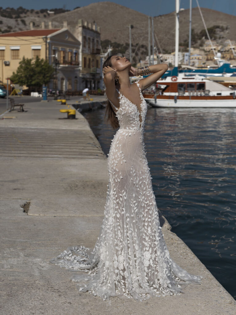 Wedding dress campaign for Lian Rokman — bridal photography by Utopia Milano Production, Milan