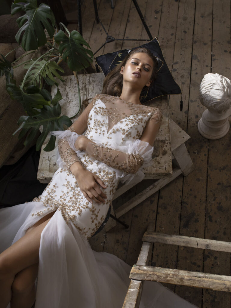 Wedding dress campaign for Rara Avis — bridal photography by Utopia Milano Production, Milan