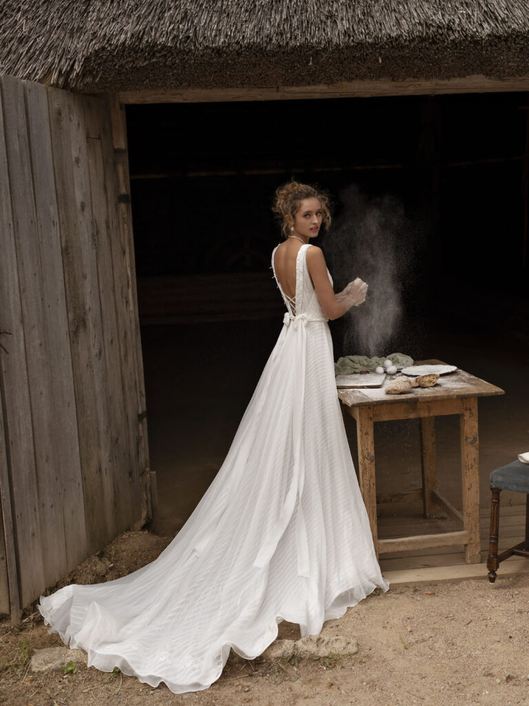 Wedding dress campaign for Rara Avis — bridal photography by Utopia Milano Production, Milan