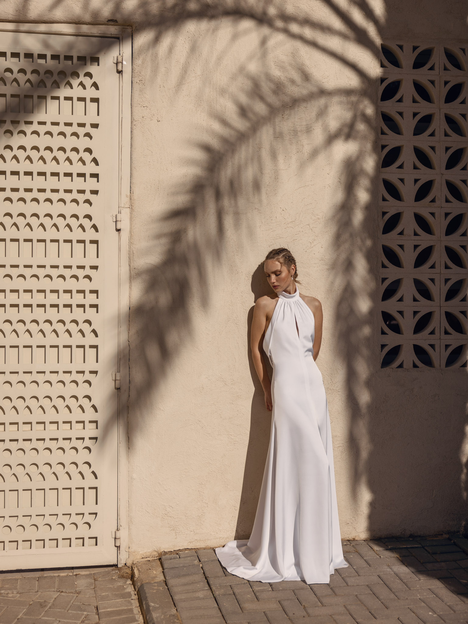 Wedding dress campaign for Helena Kolan SS24 — bridal photography by Utopia Milano Production, Milan