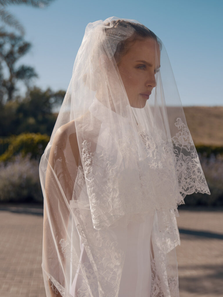 Wedding dress campaign for Helena Kolan SS24 — bridal photography by Utopia Milano Production, Milan