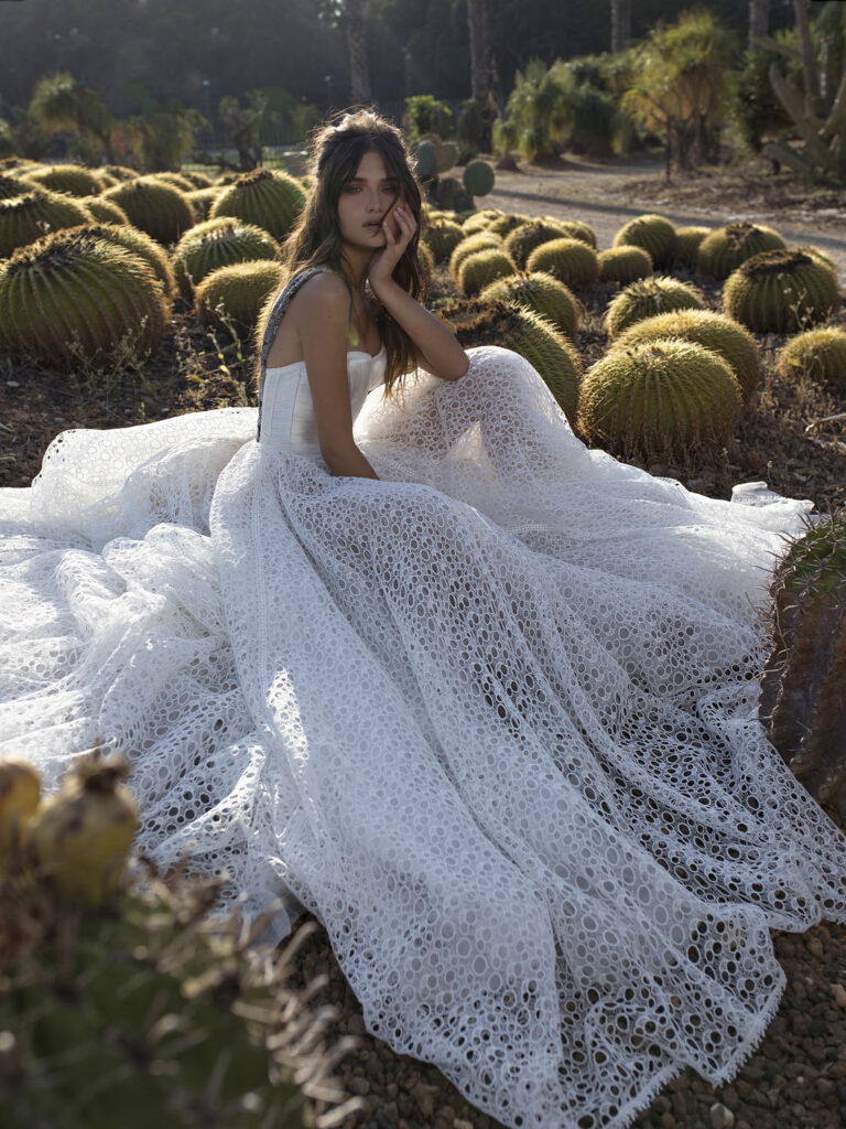 Wedding dress campaign for Rara Avis — bridal photography by Utopia Milano Production, Milan