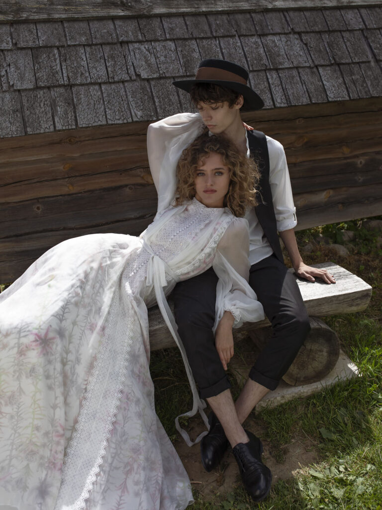 Wedding dress campaign for Rara Avis — bridal photography by Utopia Milano Production, Milan