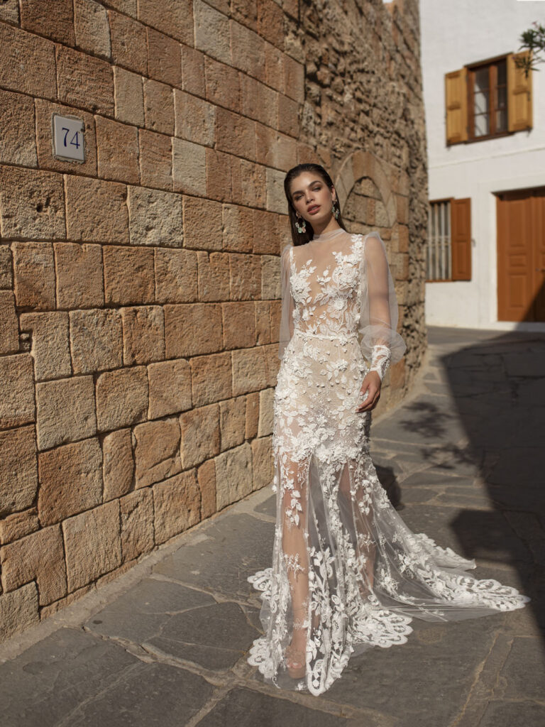 Wedding dress campaign for Lian Rokman — bridal photography by Utopia Milano Production, Milan