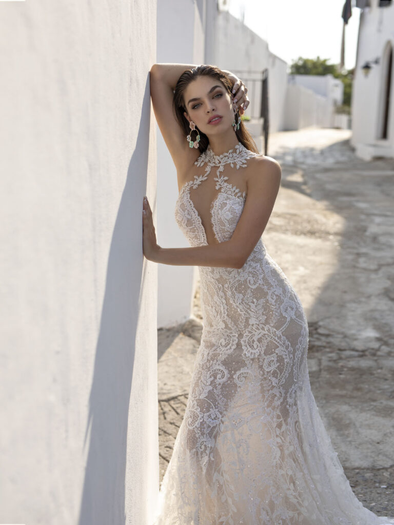 Wedding dress campaign for Lian Rokman — bridal photography by Utopia Milano Production, Milan