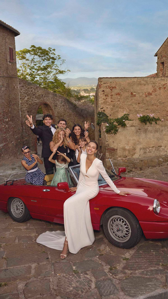 Wedding dress campaign for Modeca SS25 “La Dolce Vita” — bridal photography by Utopia Milano Production, Milan