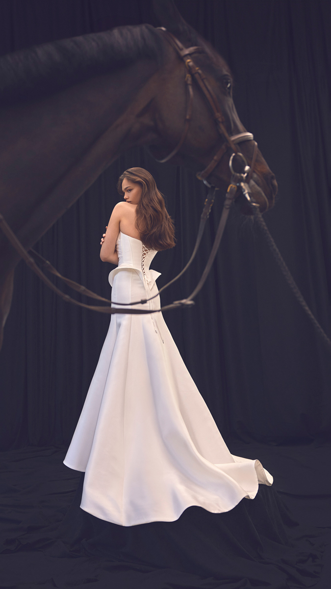Wedding dress campaign for Ricca Sposa FW25 — bridal photography by Utopia Milano Production, Milan